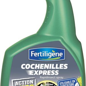 FERTILIGÈNE Anti-Cochenilles Prêt à l'Emploi 700ml – Élimine Œufs, Larves & Adultes – Huile de Colza & Pyrètre – Utilisable en Agriculture Biologique