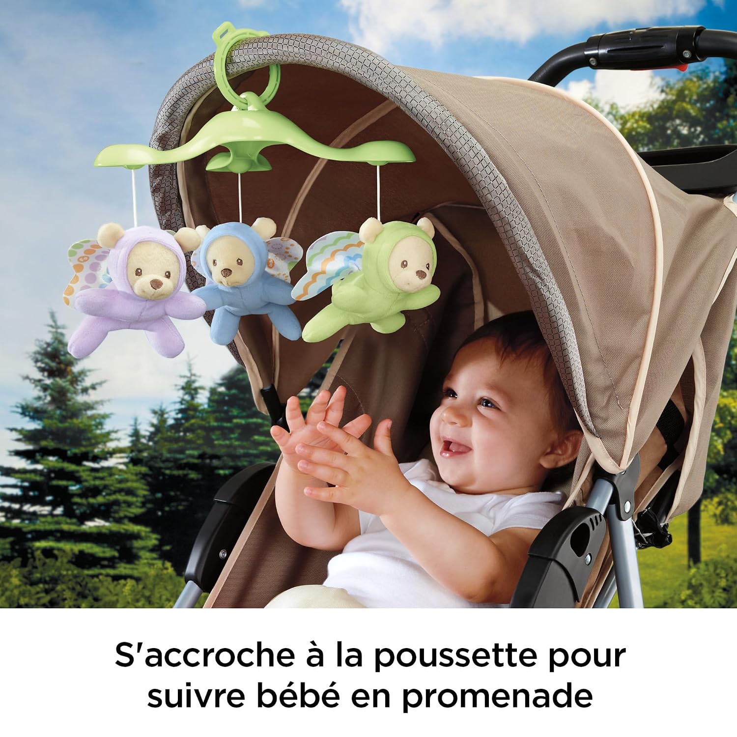 FISHER-PRICE — Mobile Doux Rêves Papillon avec Veilleuse – Image 5