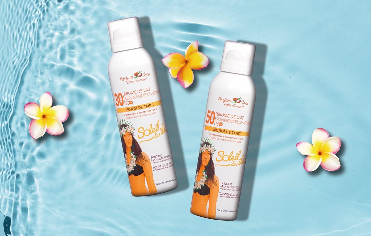 SOLEIL DES ÎLES — Brume de lait solaire Monoï de Tahiti SPF30 – Image 3