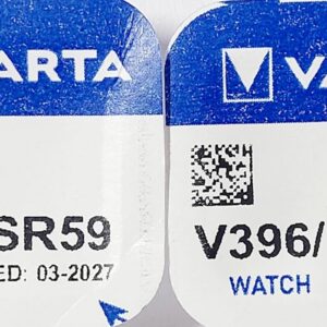 VARTA Lot de 2 piles oxyde argent pour montres V396 (SR59) SR726SW
