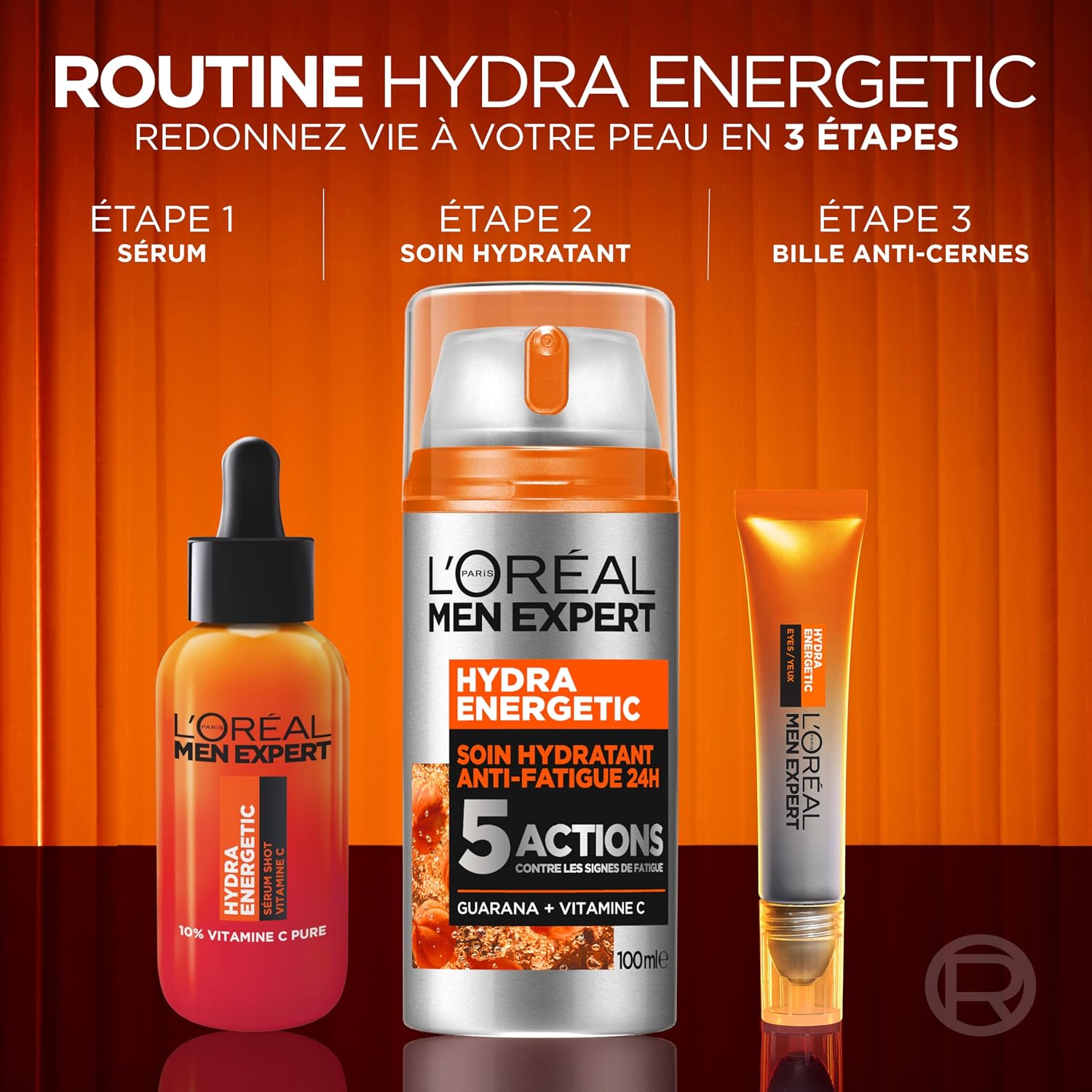 L'ORÉAL Men Expert Hydra Energetic — Soin Hydratant 100 ml – Image 6