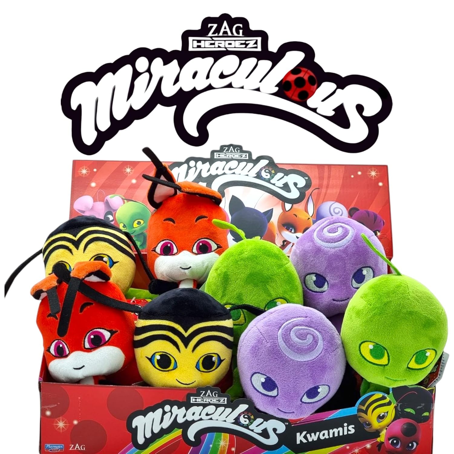 BANDAI Miraculous Ladybug — Peluche Tikki 15 cm – Image 6