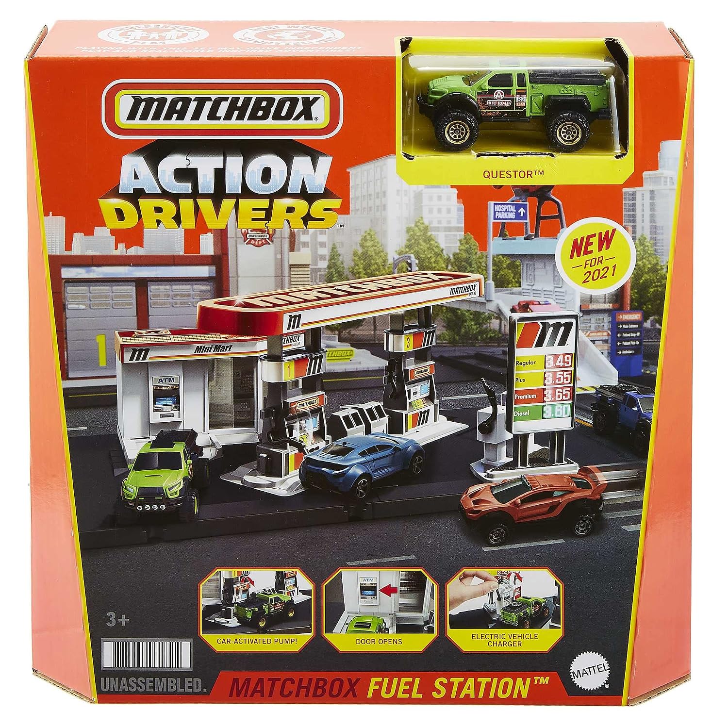 MATCHBOX — Coffret Station-Service avec Voiture 1/64 – Image 5