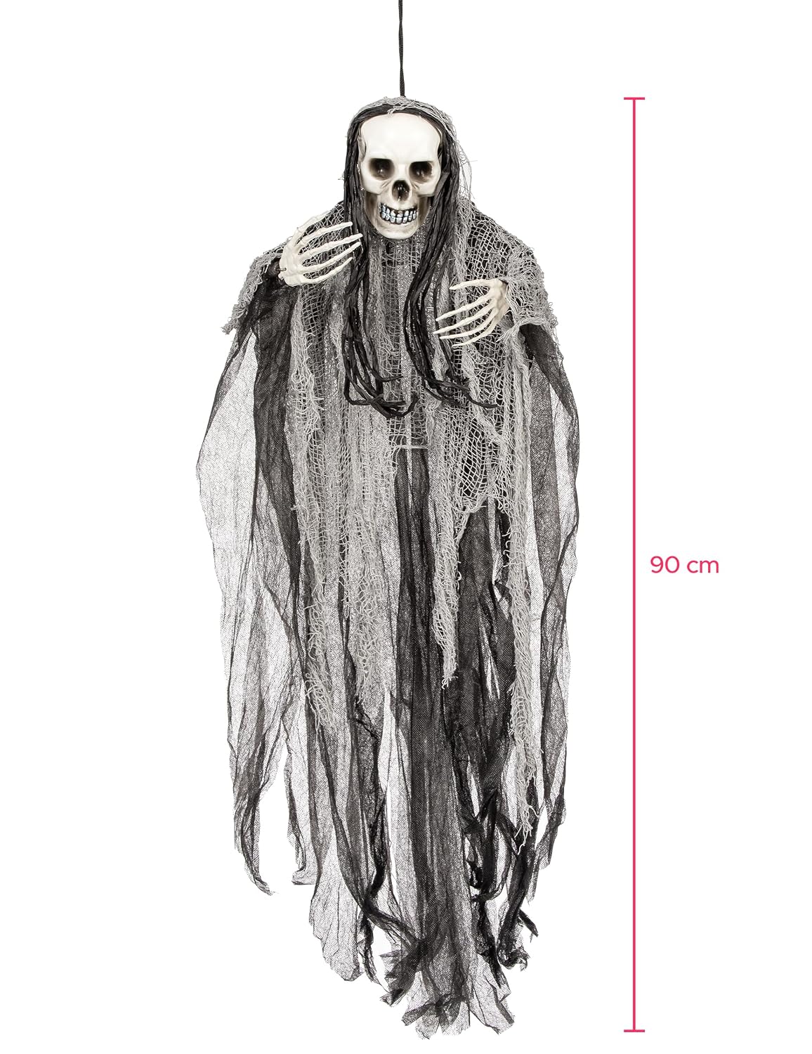 WIDMANN — Décoration Halloween Faucheuse 90 cm – Image 4