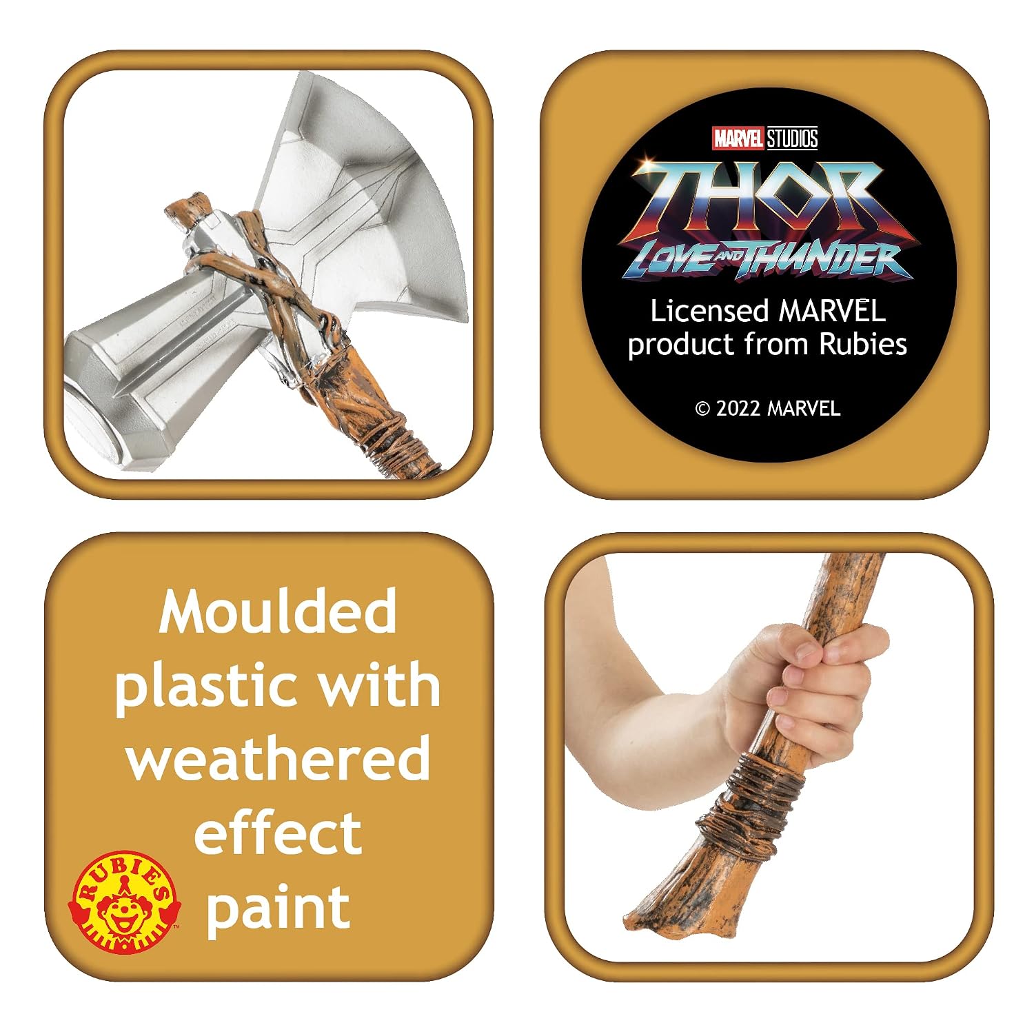 RUBIES Marvel Thor Love & Thunder — Hache Stormbreaker officielle – Image 2