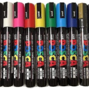 posca Colouring PC-5M Lot de 10 marqueurs