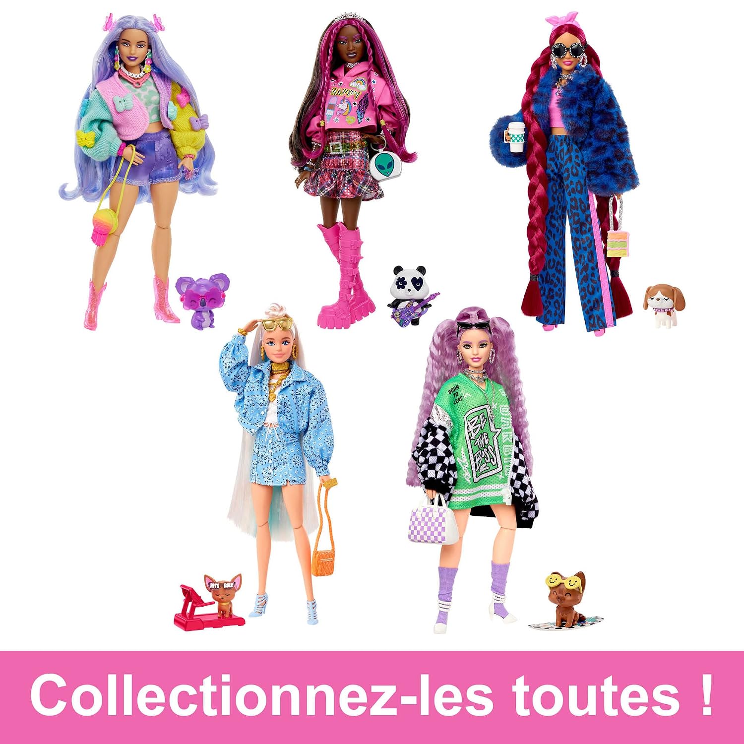 BARBIE Extra — Poupée avec Panda et Accessoires – Image 4