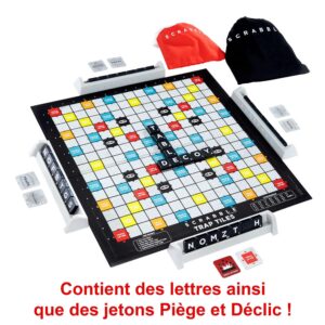 Alternative view of MATTEL GAMES Scrabble — Jeu de lettres familial avec tuiles pièges