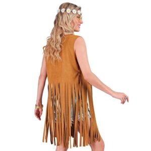 Alternative view of W WIDMANN MILANO Party Fashion — Gilet hippie à franges L/XL