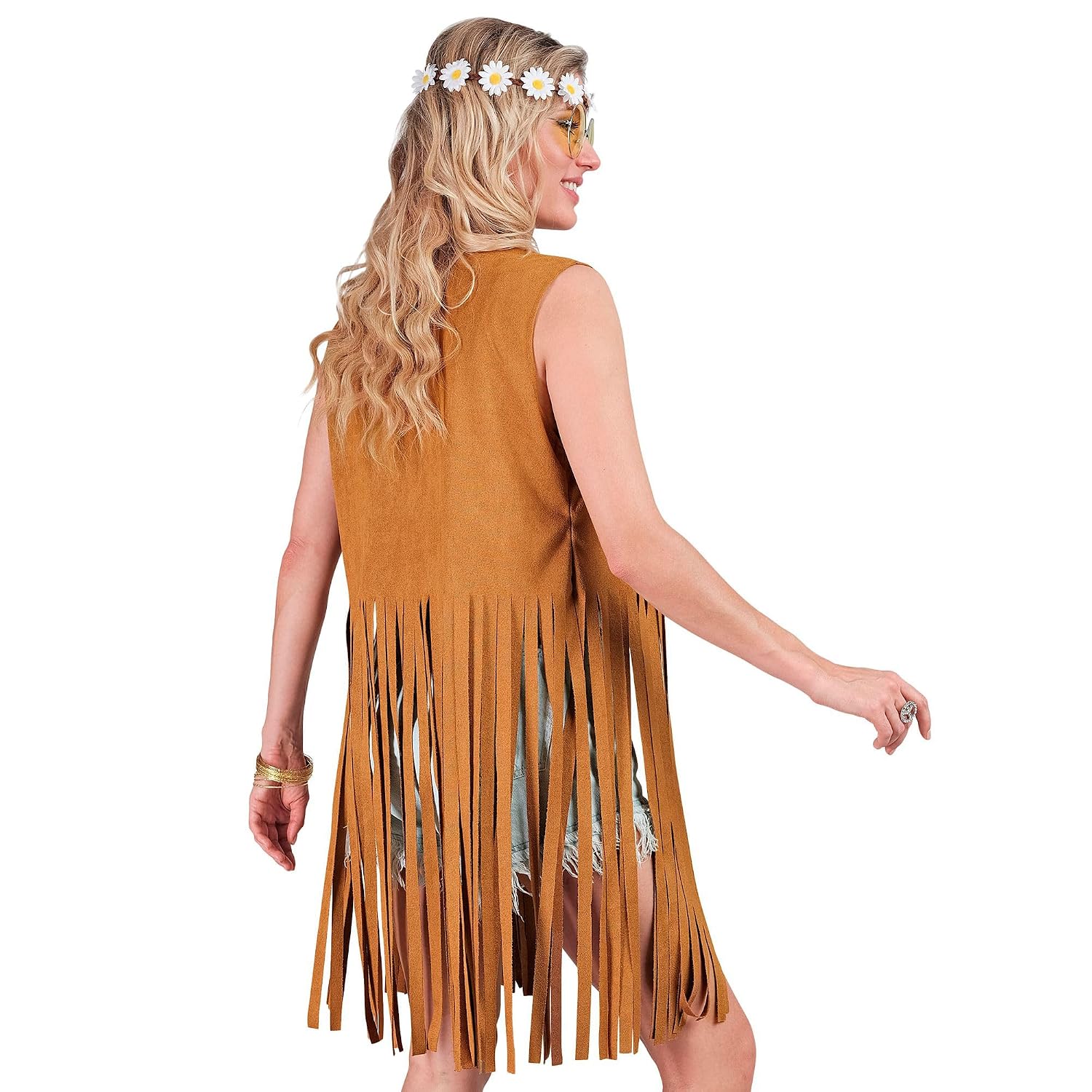 W WIDMANN MILANO Party Fashion — Gilet hippie à franges L/XL – Image 2
