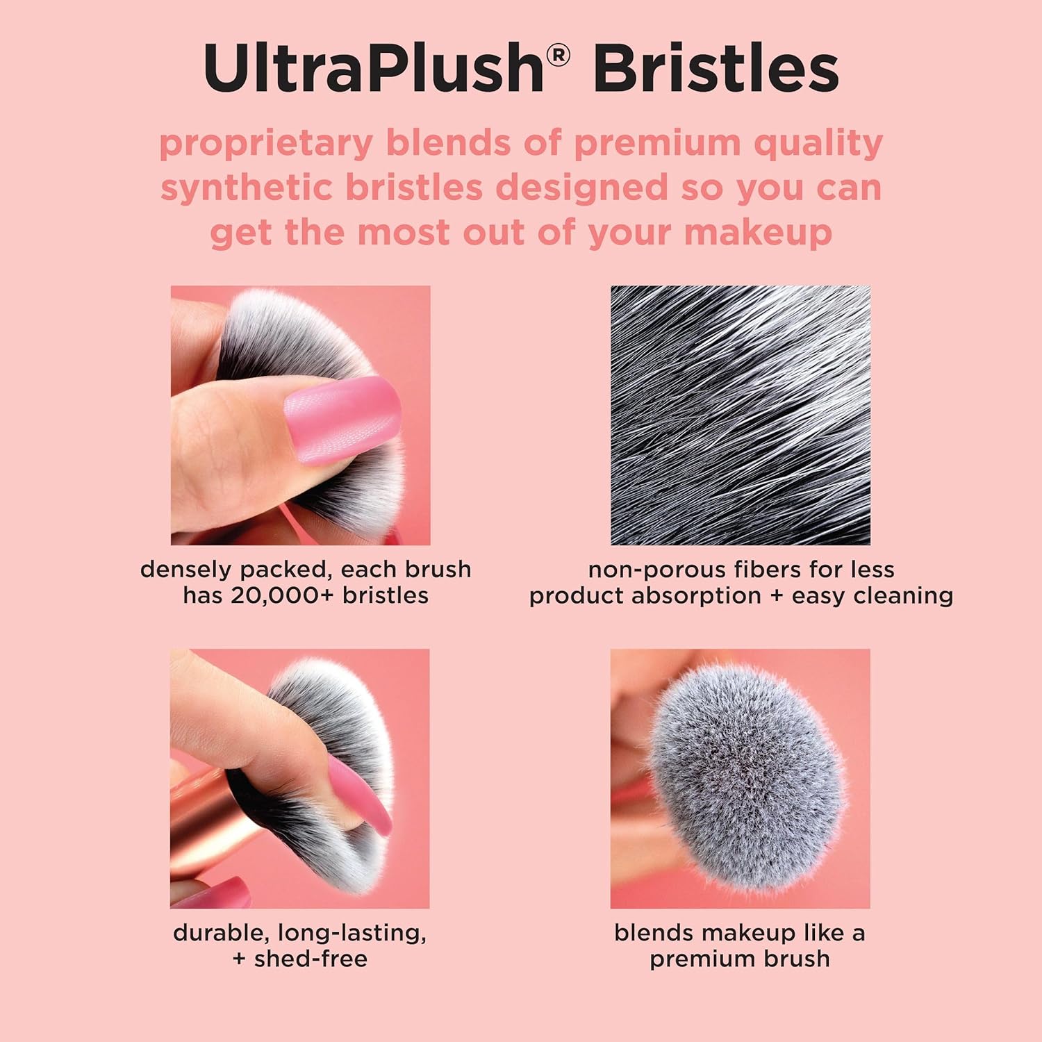 REAL TECHNIQUES — Kit de 4 Pinceaux Maquillage Teint – Image 6