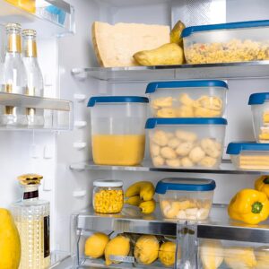 Alternative view of CURVER — Boîte alimentaire carrée 2,6L bleue