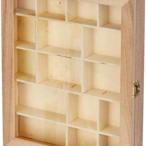 Artemio Vitrine, Bois, Beige, 23 x 28 x 3 cm VIVT2328