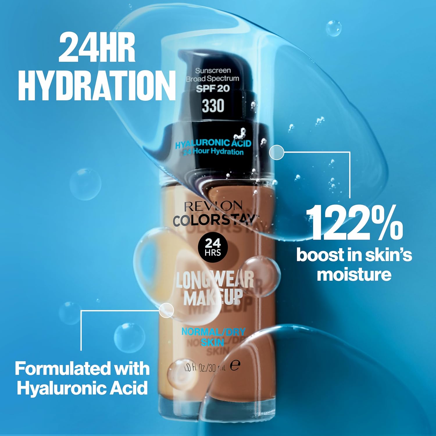 REVLON ColorStay — Fond de teint 110 Ivory peaux normales à sèches – Image 4