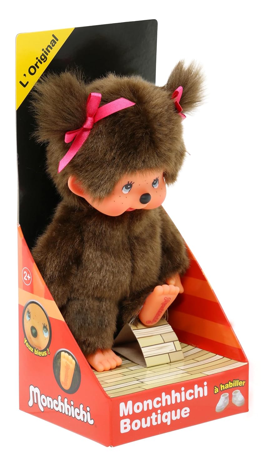 BANDAI Monchhichi — Peluche Fille 20 cm – Image 4