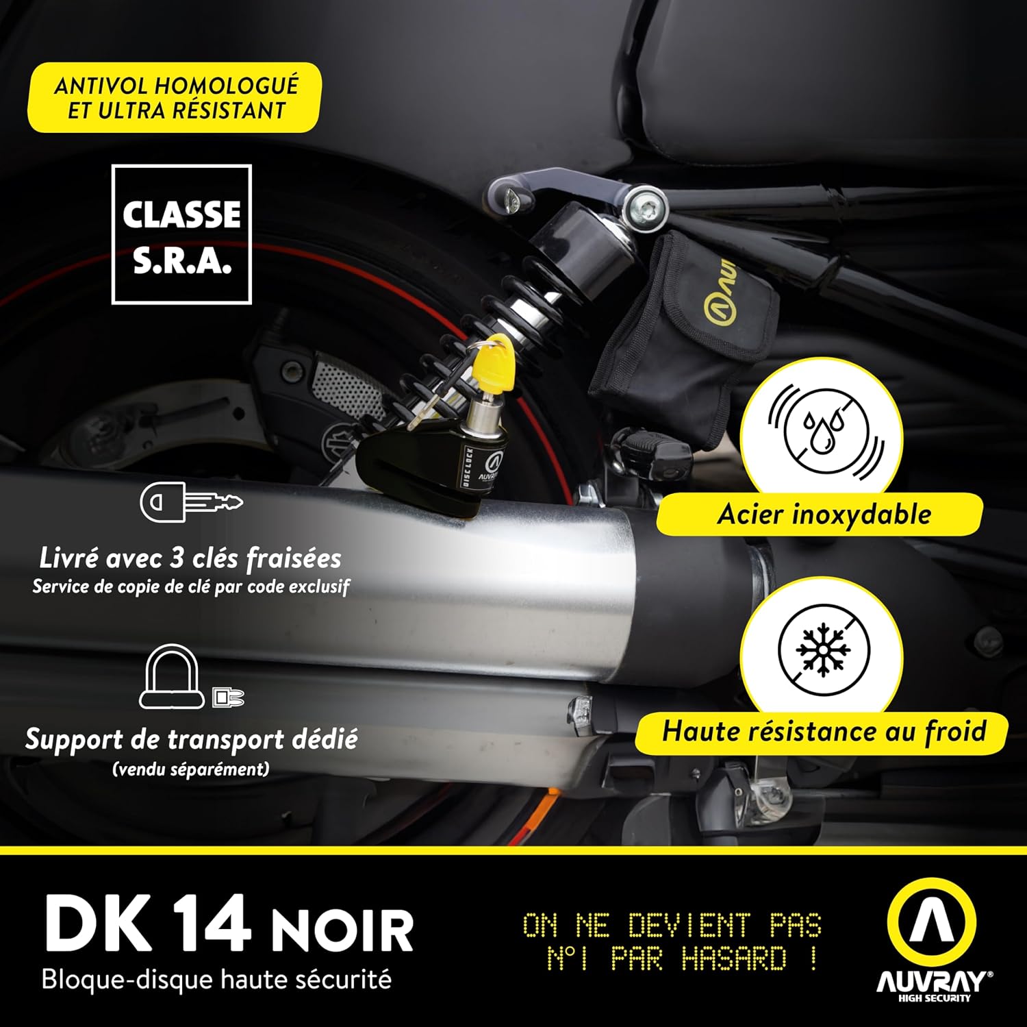 AUVRAY Block Disc DK-14 Black Classe SRA – Image 4