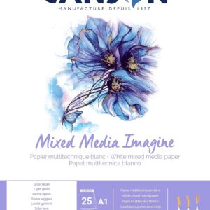 CANSON Imagine — Bloc papier multitechnique A1 25 feuilles