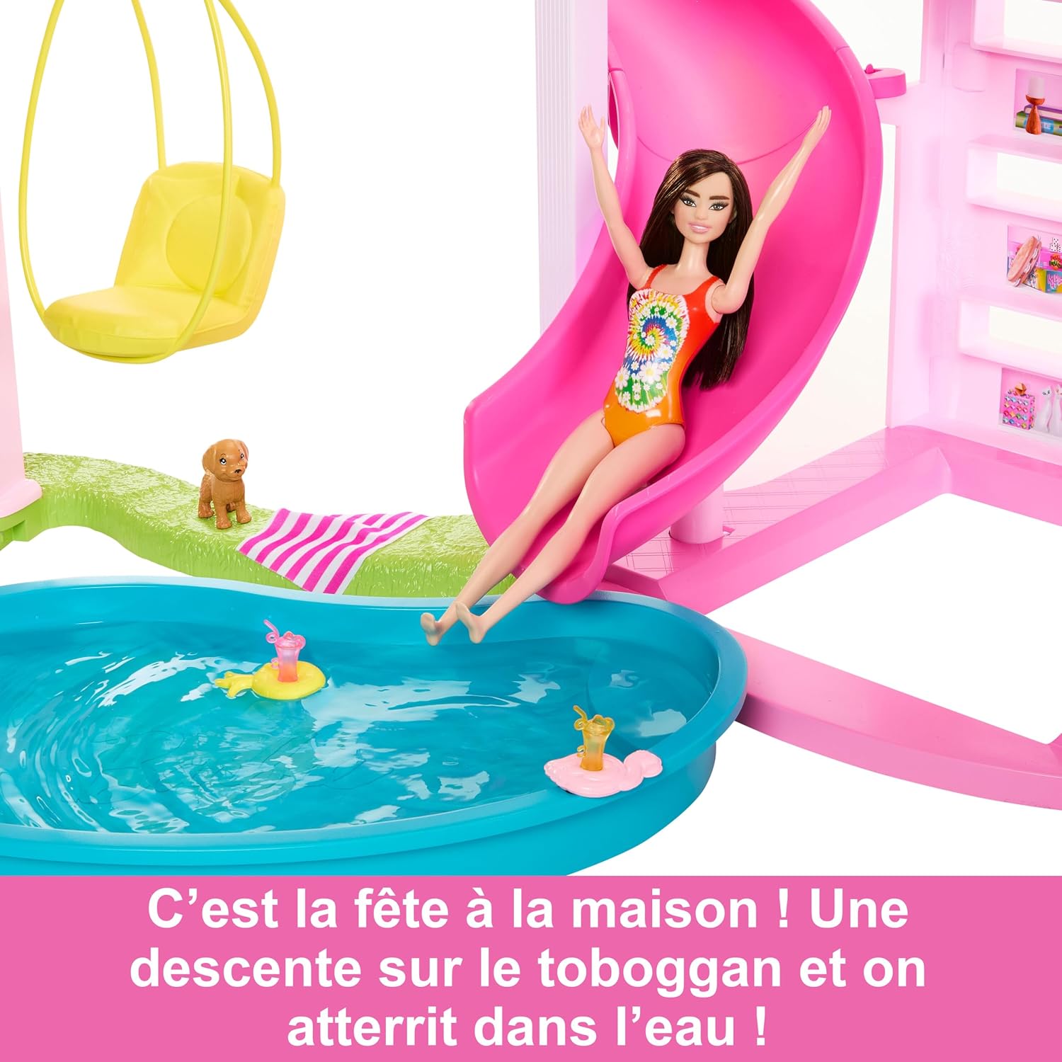 BARBIE — Coffret Maison de Rêve 3 Niveaux 75 Accessoires – Image 3