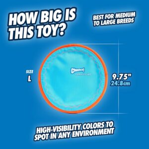 Alternative view of CHUCKIT Paraflight — Jouet pour Chien L Bleu/Orange