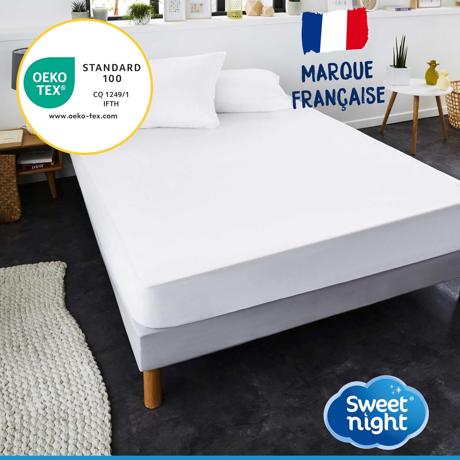 SWEET NIGHT — Protège-matelas imperméable 90x200 cm – Image 5