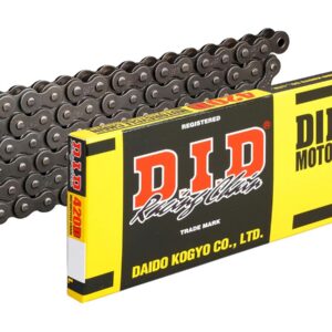 CHAÎNE DID 420D (Noir & Noir) - Longueur : 130 maillons avec joint clip (RJ)