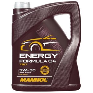 MANNOL Huile moteur ENERGY 5W-30 Huile synthétique Huile ACEA C4 API SN FORMULA C4 5 L