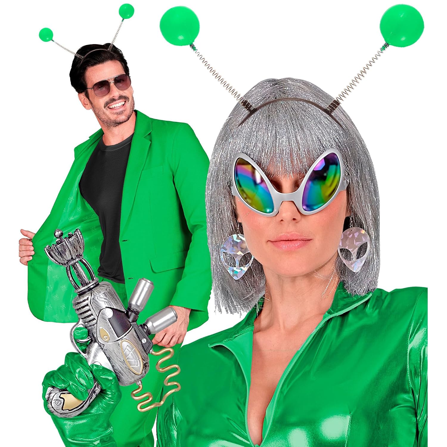 W WIDMANN MILANO Party Fashion — Serre-tête Antennes Alien – Image 2