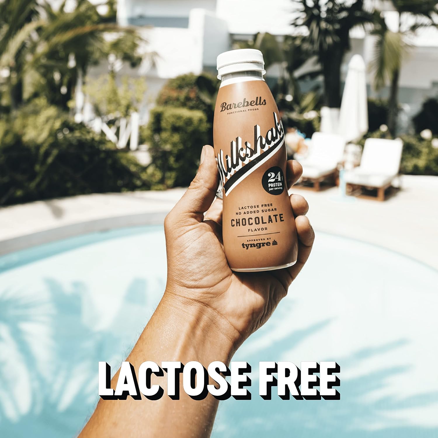 Milkshake protéiné Barebells Chocolate Bouteilles de 8 x 330 ml | Milkshake hautement protéiné | Sans sucre ajouté | Sans lactose | 24 g de protéines | Délicieux goût crémeux – Image 4