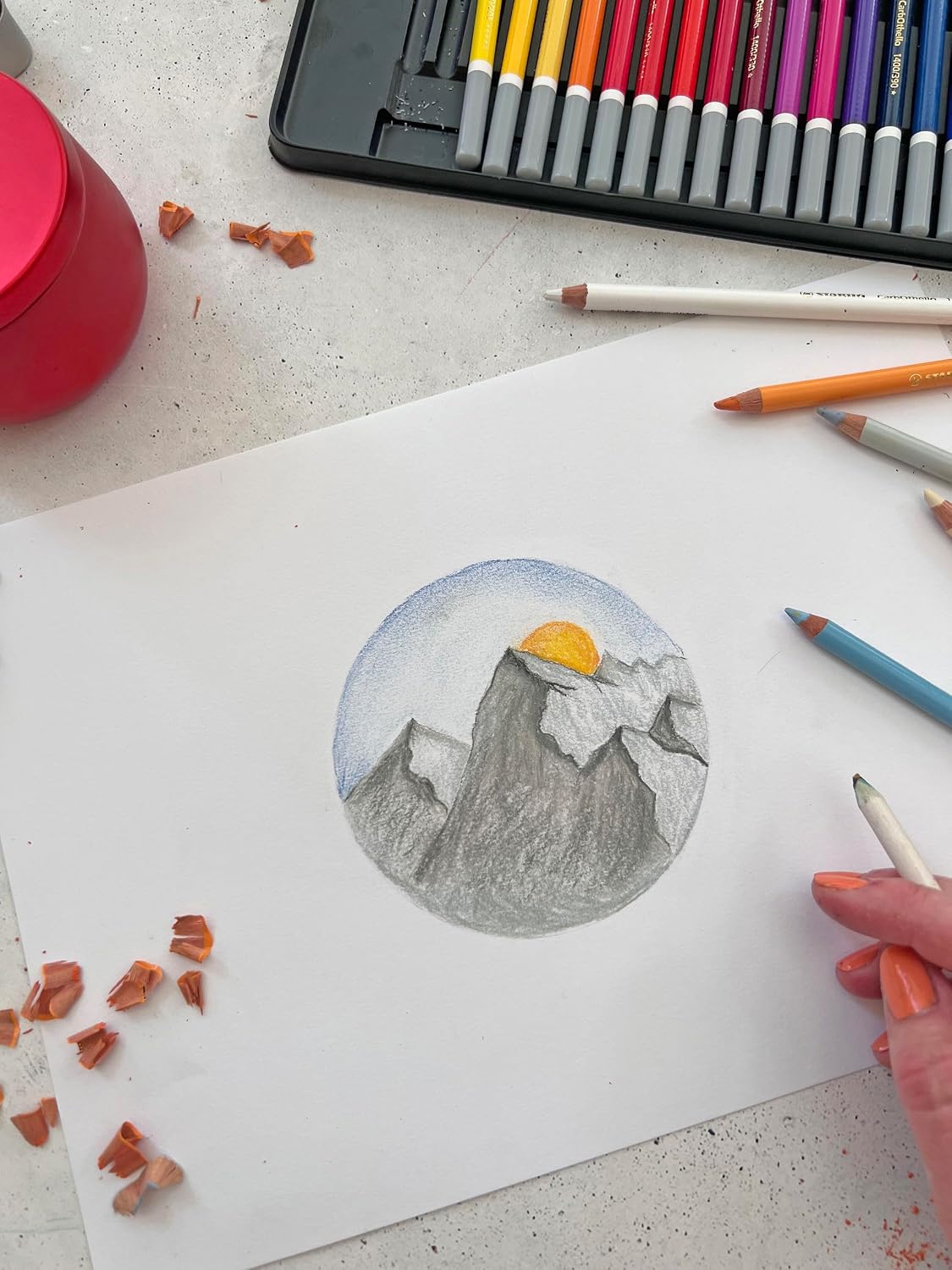 STABILO CarbOthello — Boîte métal x12 crayons pastel – Image 6