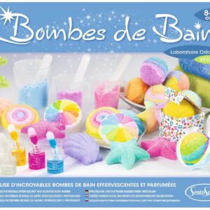 Sentosphère– Bombes de Bain - Création de bombes de bain parfumées ou galets effervescents - Kit DIY Cosmétique - Laboratoire Créatif et scientifique - Fille et Garçon -De 8 à 99 ans -Made in France