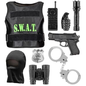 S.W.A.T. — Déguisement enfant avec accessoires taille unique