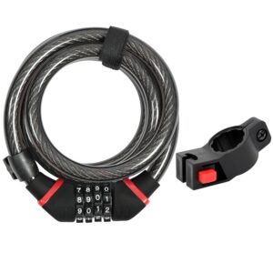 Zéfal K-Traz C6 code - Antivol vélo/scooter, Black