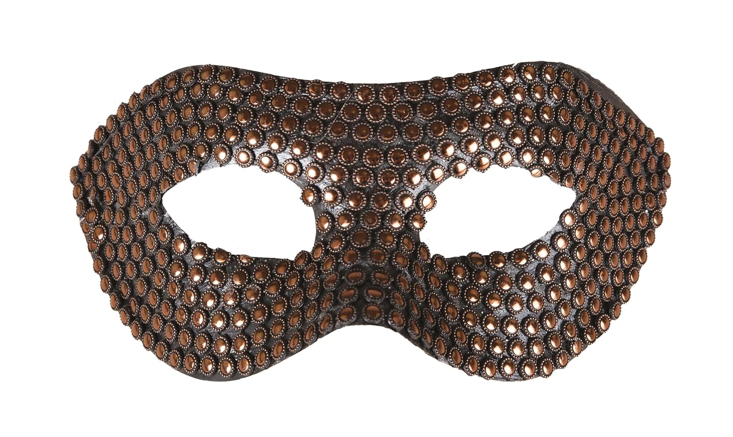 P'TIT CLOWN - Loup à Clous - Masque Déguisement Adulte - Accessoire Tenue Carnaval, Fêtes de Fin d'Année, Nouvel An, Noël et Fêtes Costumées (Loup à clous - plastique)