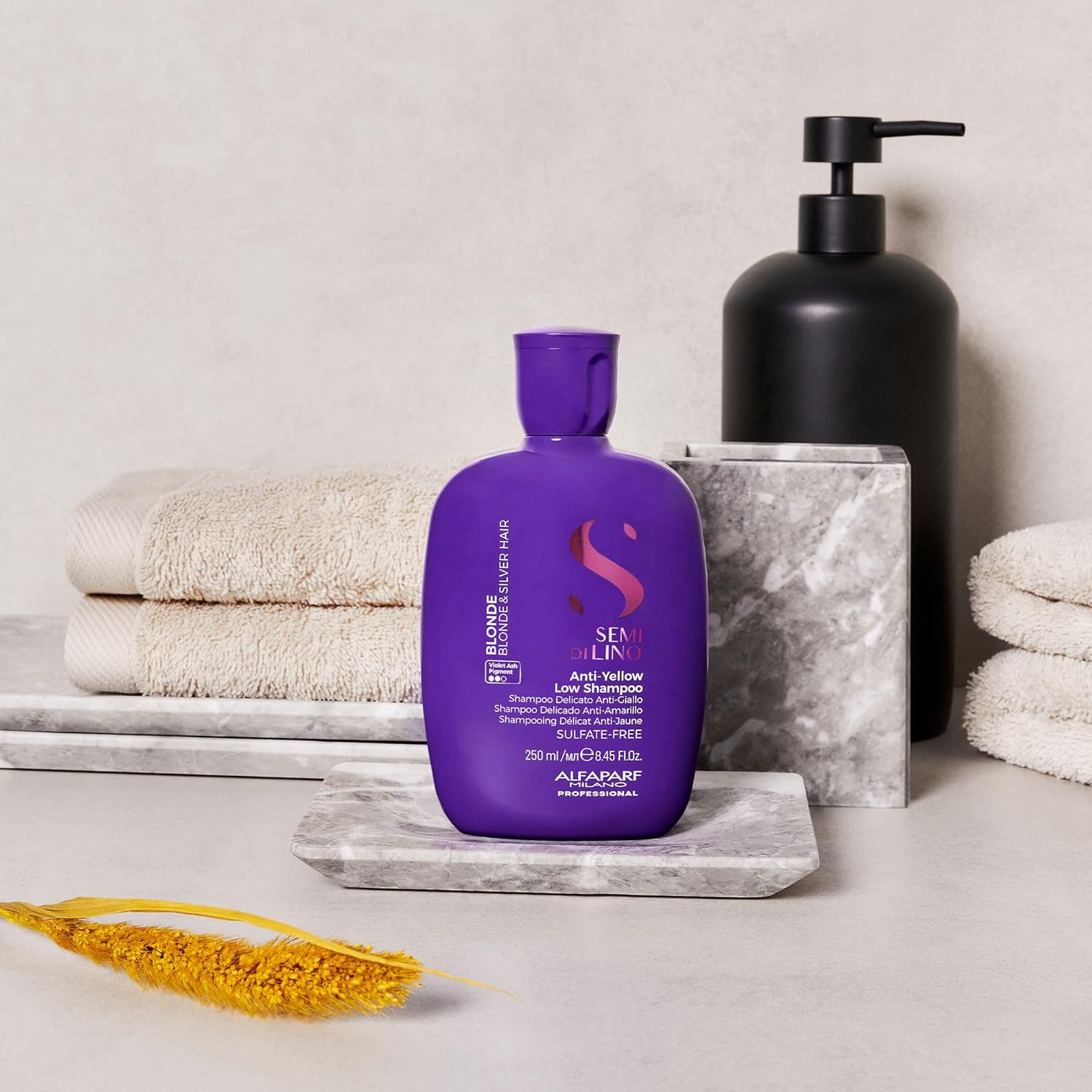ALFAPARF MILANO Semi di Lino Blonde — Shampooing Anti-Jaune 250ml – Image 2