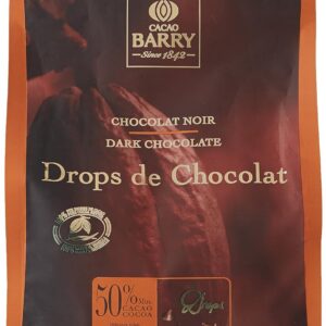 CACAO BARRY 7500 Pépites de Chocolat 50% Min. Cacao 1 kg