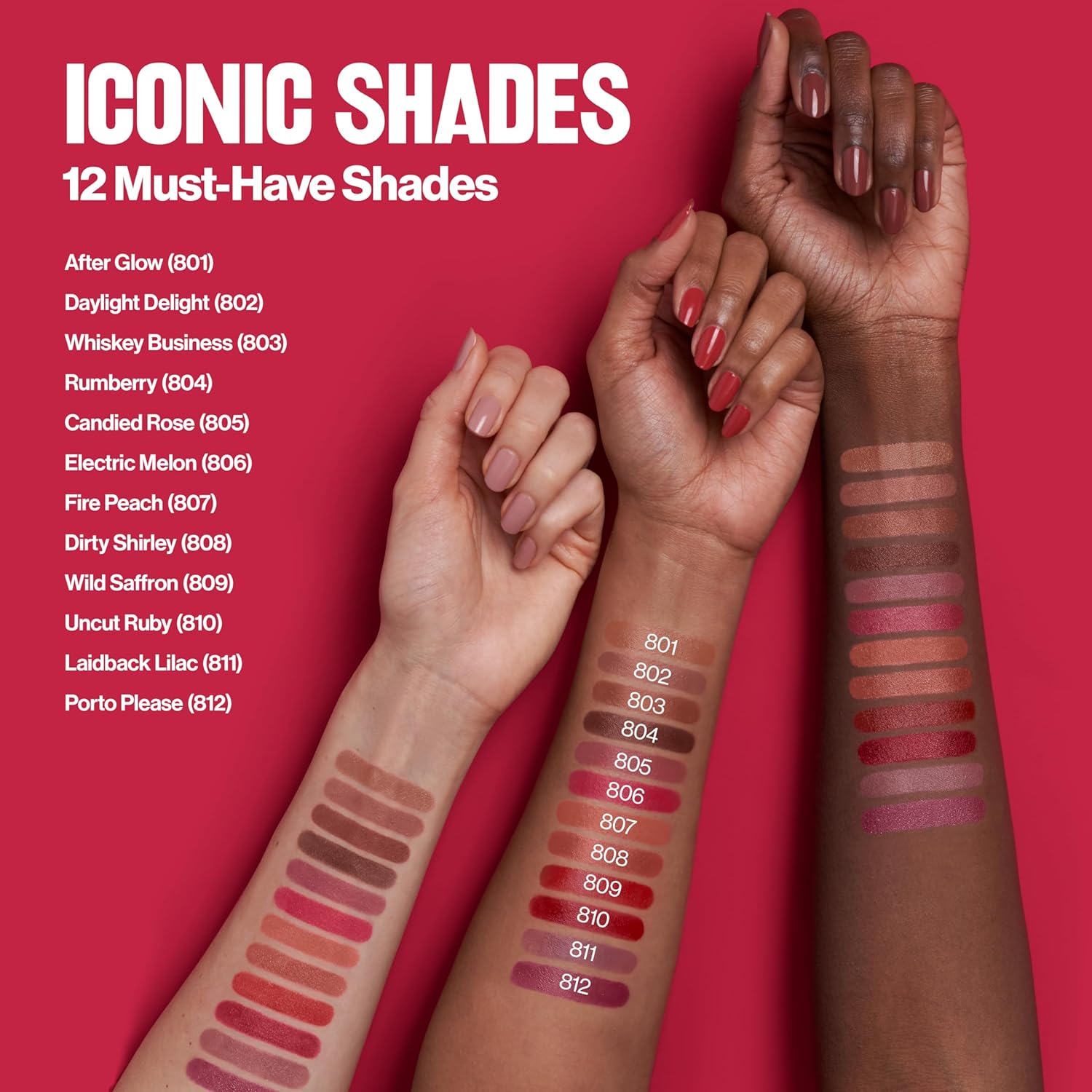 REVLON Super Lustrous — Rouge à lèvres crème 801 After Glow – Image 5