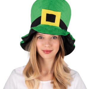 Alternative view of P'TIT CLOWN — Chapeau Haut de Forme Saint-Patrick Adulte Vert