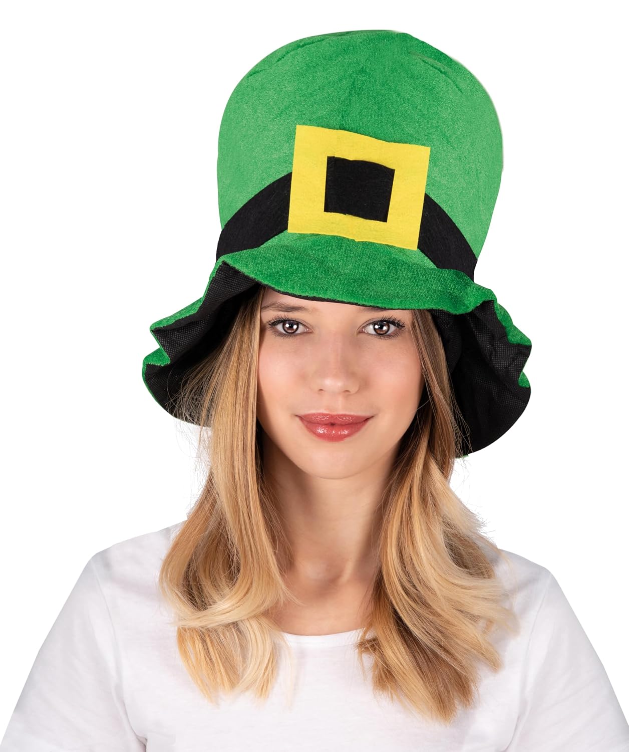 P'TIT CLOWN — Chapeau Haut de Forme Saint-Patrick Adulte Vert – Image 2