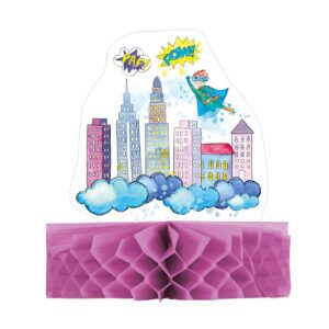 CAM ET LEON Centre de Table - Super héros