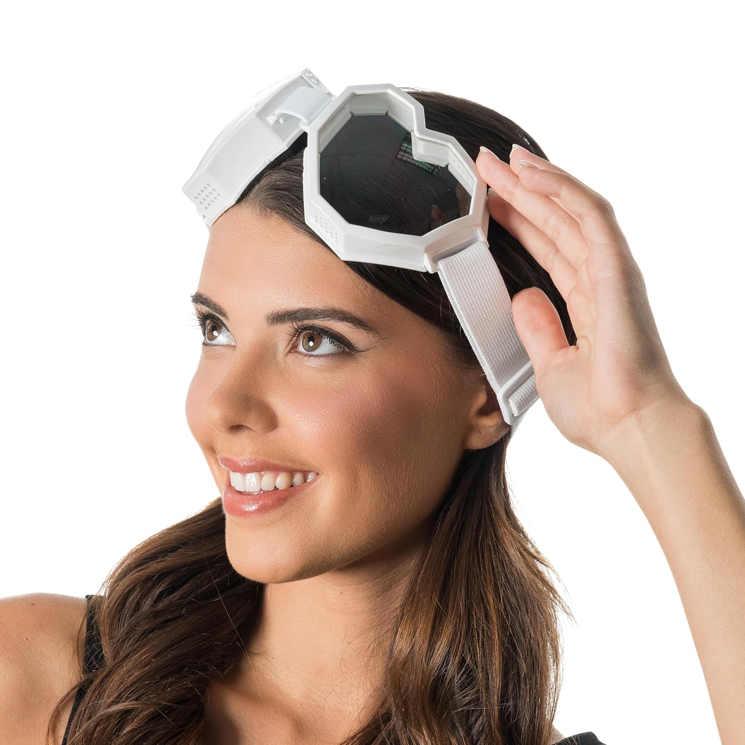 Chaks - Lunettes coeur pour femmes et hommes, lunettes de déguisement avec élastique, lunettes masques, carnaval, festival, fête des années 70