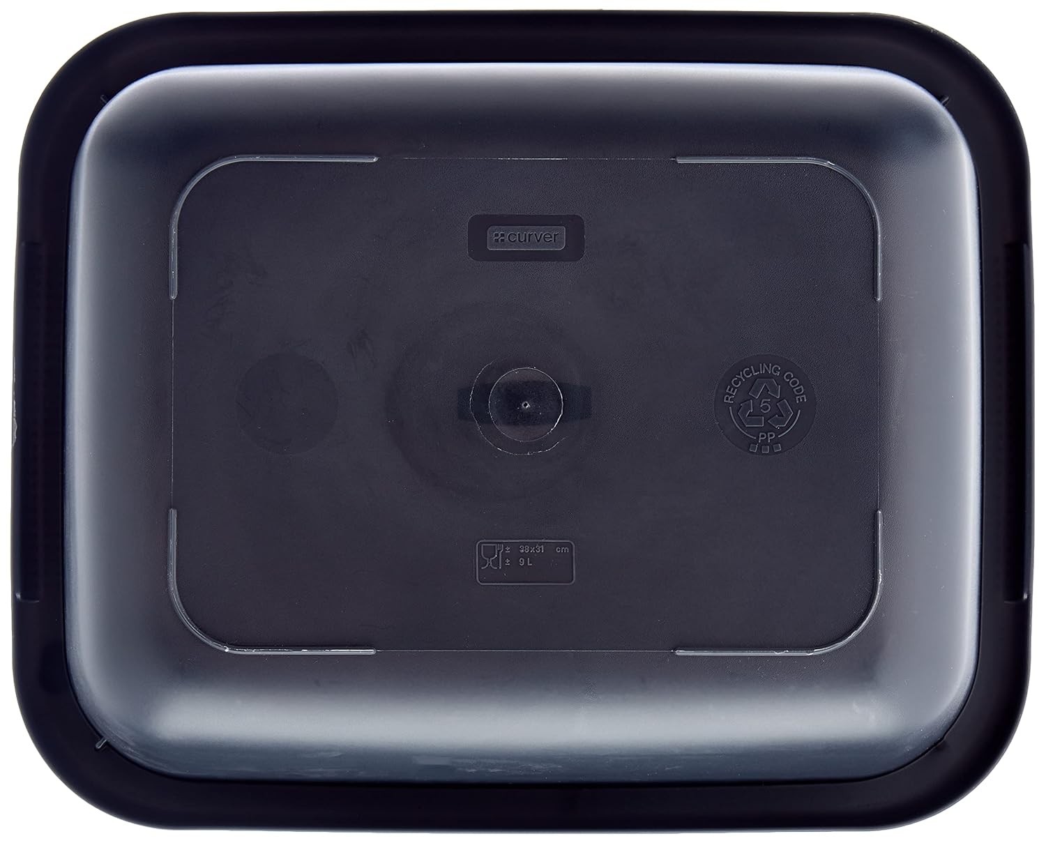 CURVER — Bassine rectangulaire 9 L gris anthracite – Image 2