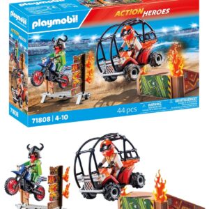 Playmobil | Stunt Show | Voiture de Course | Jouet pour Enfants à partir de 4 Ans | 71808