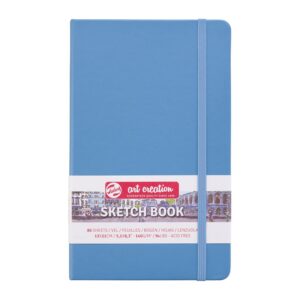 TALENS Art Creation — Carnet de croquis bleu 13x21 cm 80 feuilles