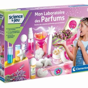 Clementoni - 52278 - Science et Jeu - Mon Laboratoire des Parfums - Jeu Scientifique - Créations Parfumées Personnalisées - Fragrances et Bases Cosmétiques - Jeu pour Enfants à partir de 8 Ans