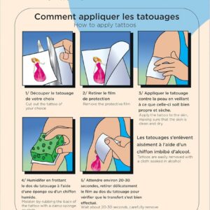 Alternative view of CAM ET LEON — Tatouages Temporaires Princesses