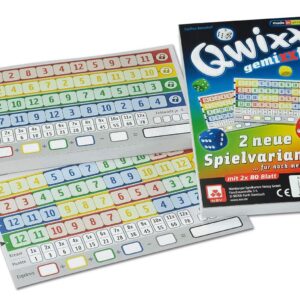 Nuremberg Cartes à Jouer – 4033 qwixx gemixxt New Jouet modèles, Lot de 2 Coussinets