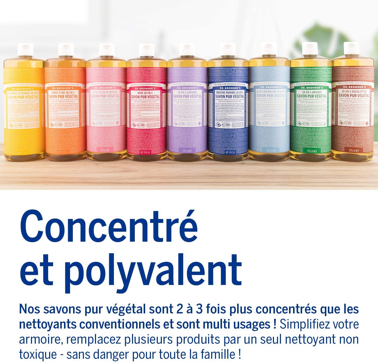 Dr Bronner's - Savon menthe poivrée - 240ml – Image 2