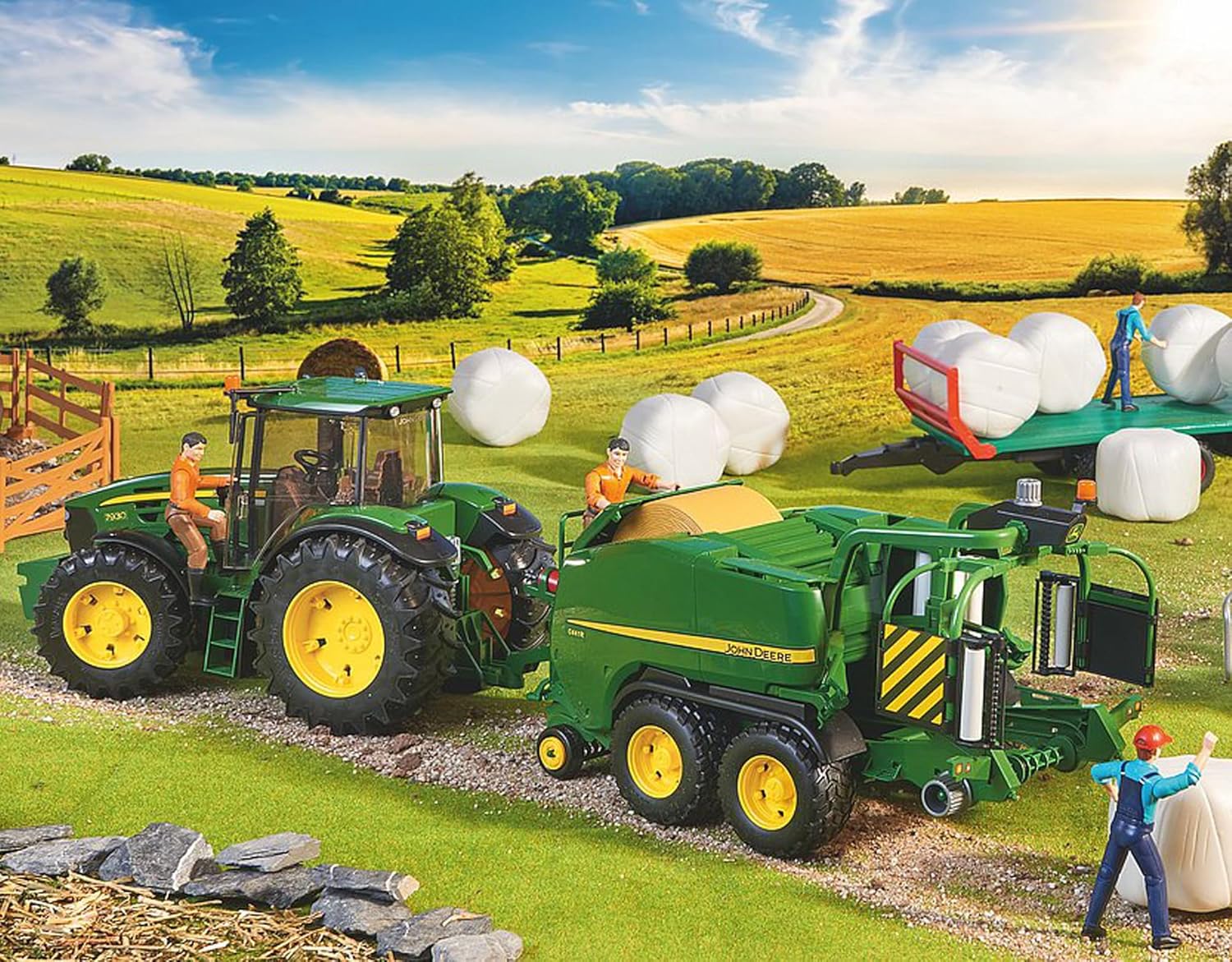 BRUDER John Deere C441R — Presse-enrubanneuse 1:16 – Image 5