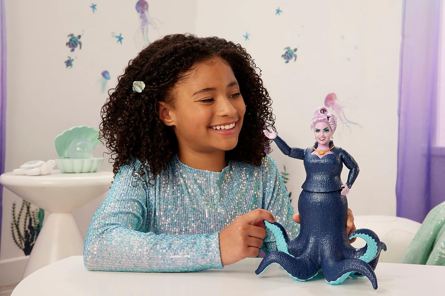 MATTEL Disney La Petite Sirène — Poupée Ursula articulée – Image 2