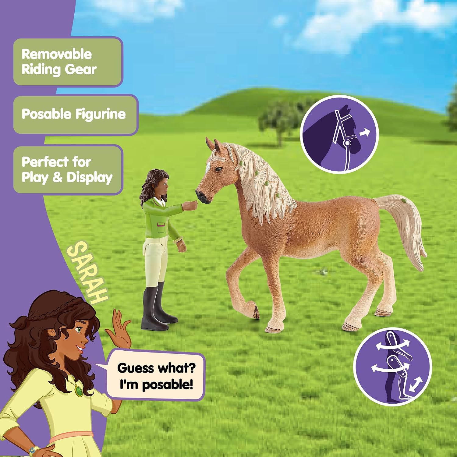 SCHLEICH Horse Club — Coffret Cavalière Sarah et Mystery – Image 4